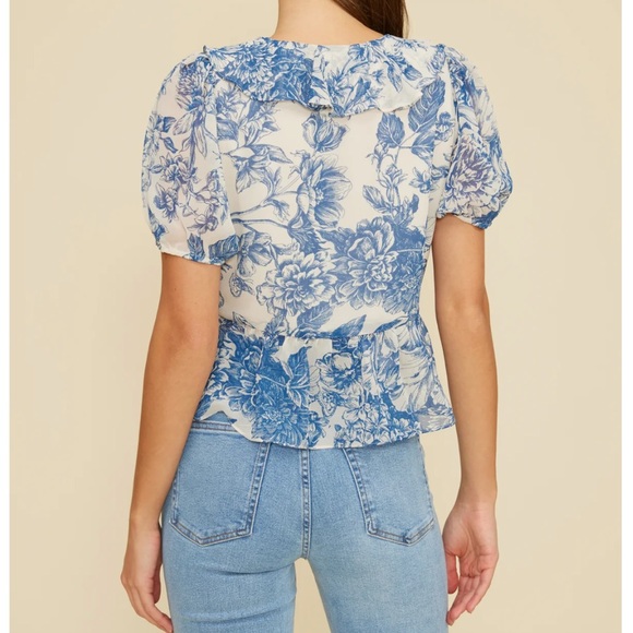 Lucy Paris Bee Ruffle top - Picture 3 of 10